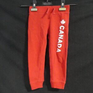 JOE FRESH - Toddler | size 3 | Red "Canada" Print Sweatpants